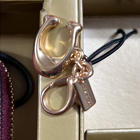 Coach Wristlet with Keychains - Picture 2 of 13